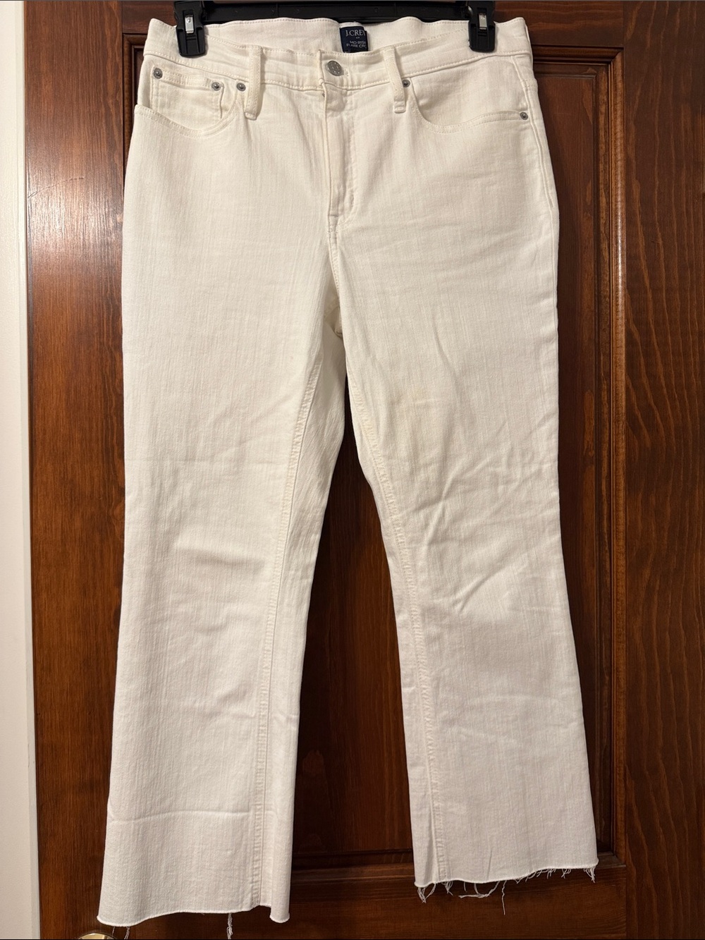 J. Crew Off-White Flare Jeans